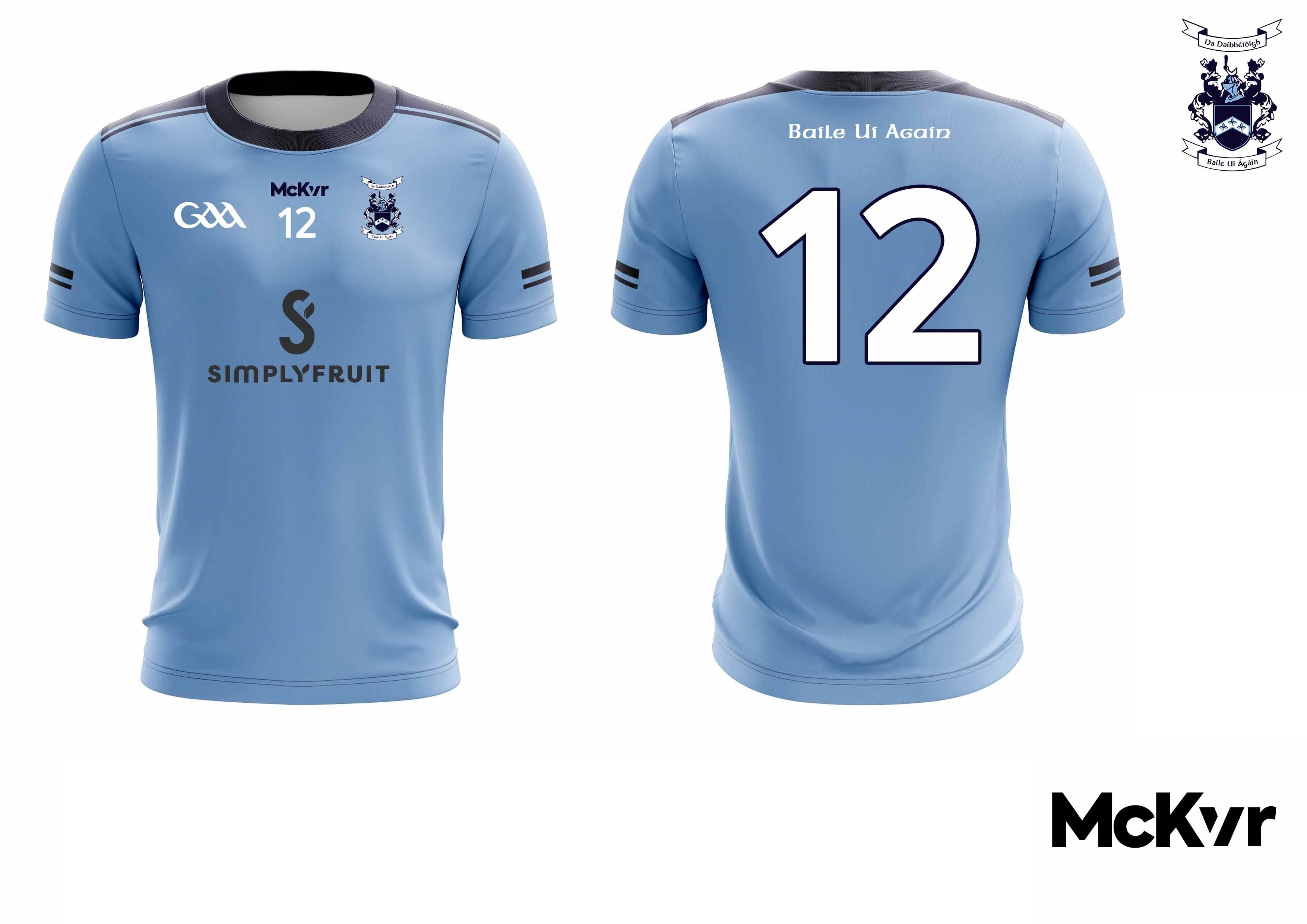 Ballyhegan Davitts McKvr Playing Jersey - Blue