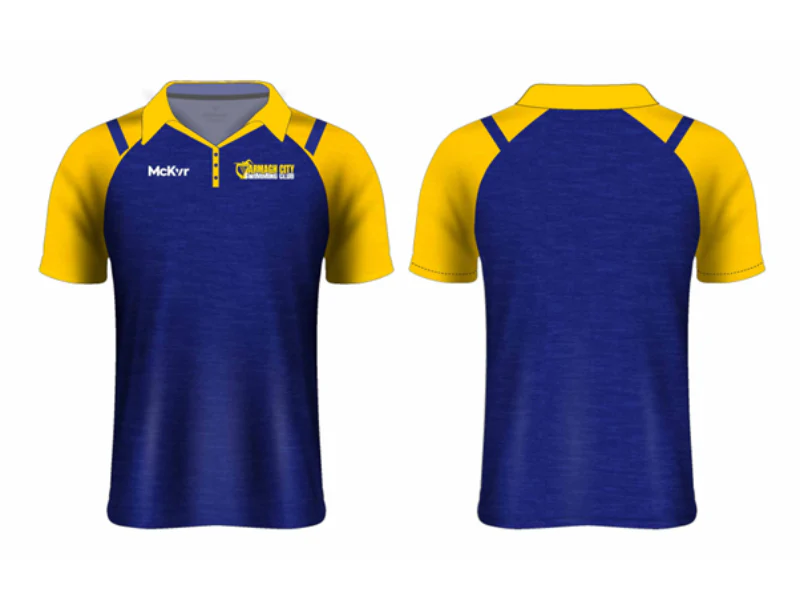 Armagh Swim Club McKvr Polo Top Amber - Adult