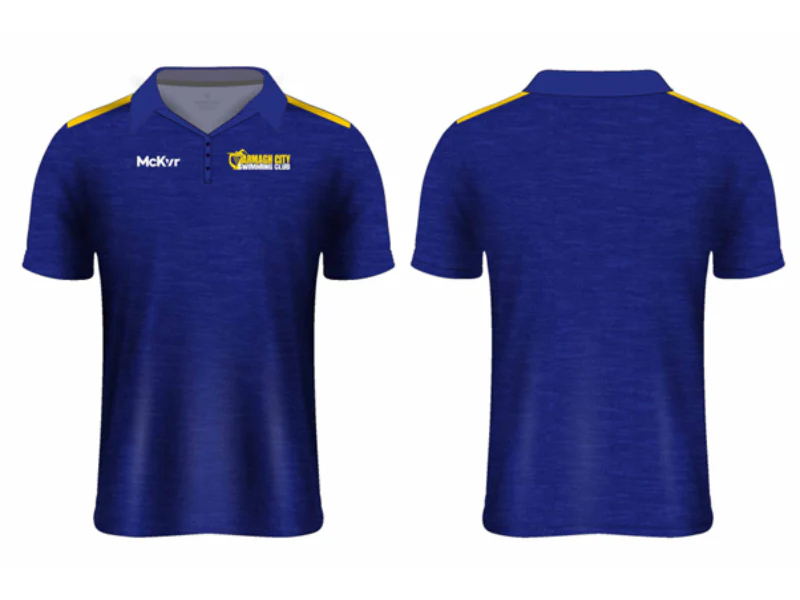 Armagh Swim Club McKvr Polo Top Blue - Youth