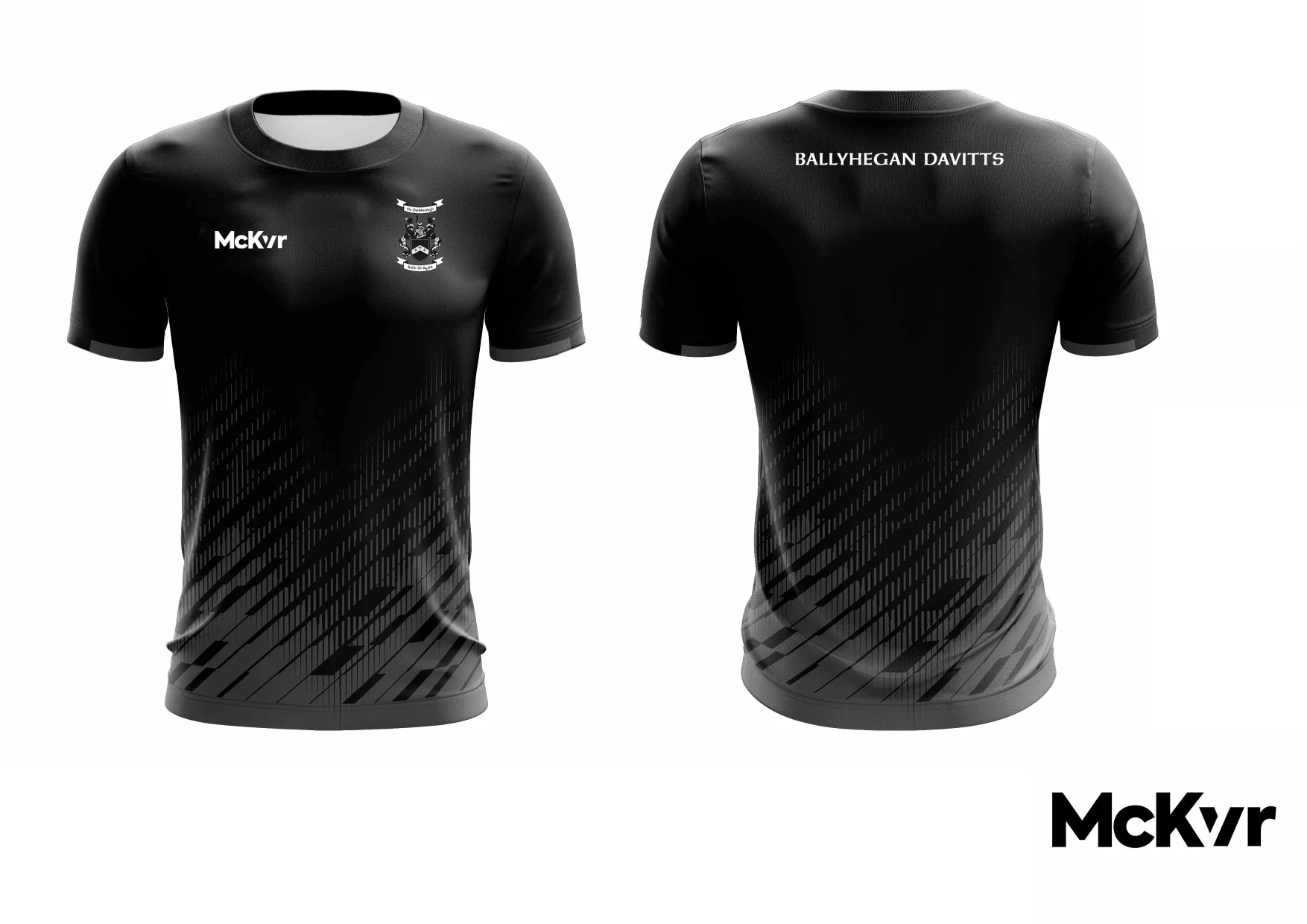 Ballyhegan Davitts McKvr Blackout Jersey - Stripe