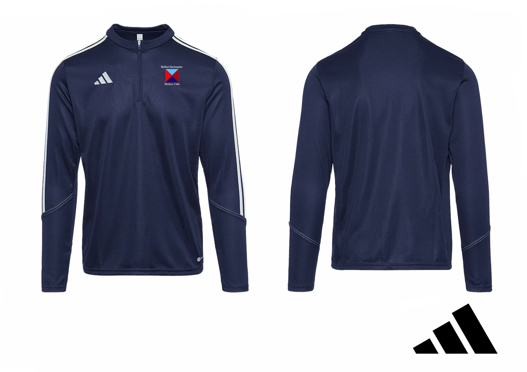 Belfast Harlequins Adidas Quarter Zip