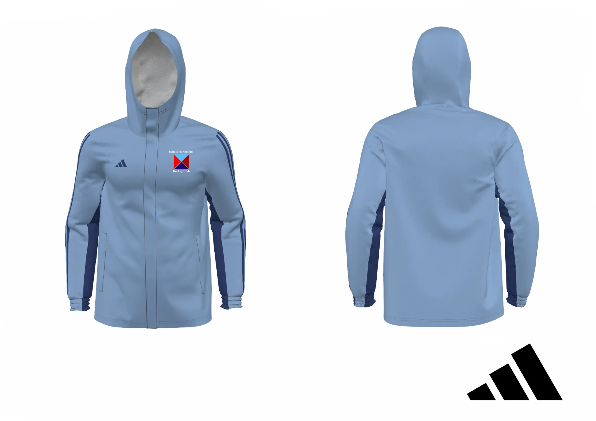 Belfast Harlequins MiTeam Rain Jacket
