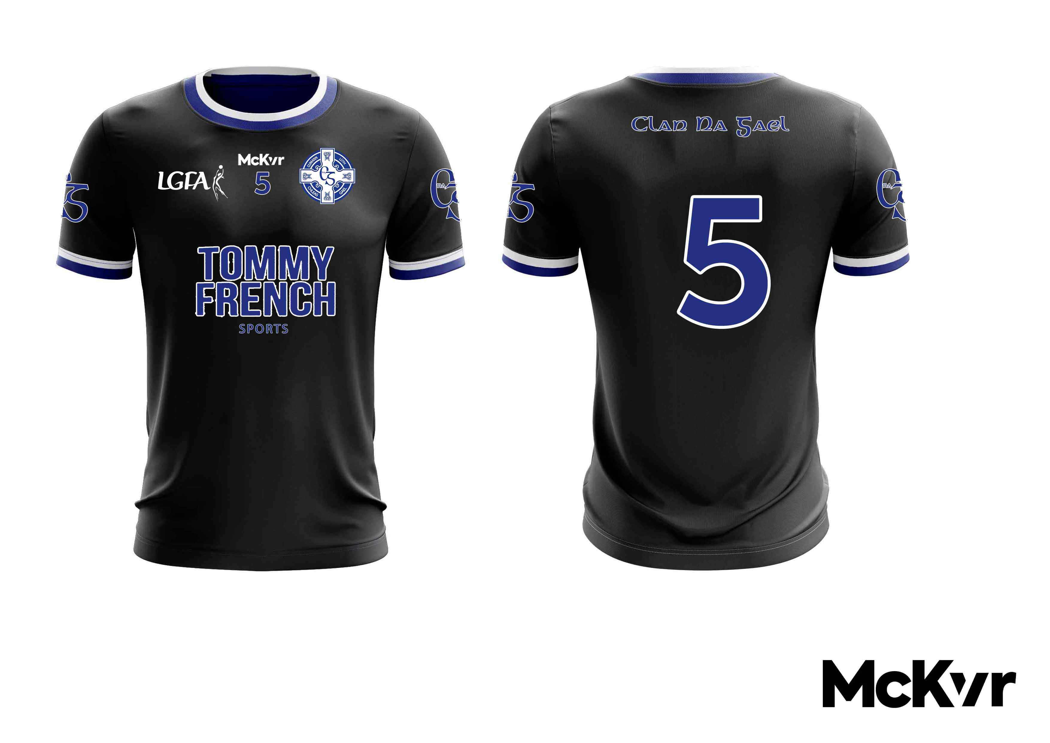 Clan Na Gael McKvr Away Jersey LGFA - Youth