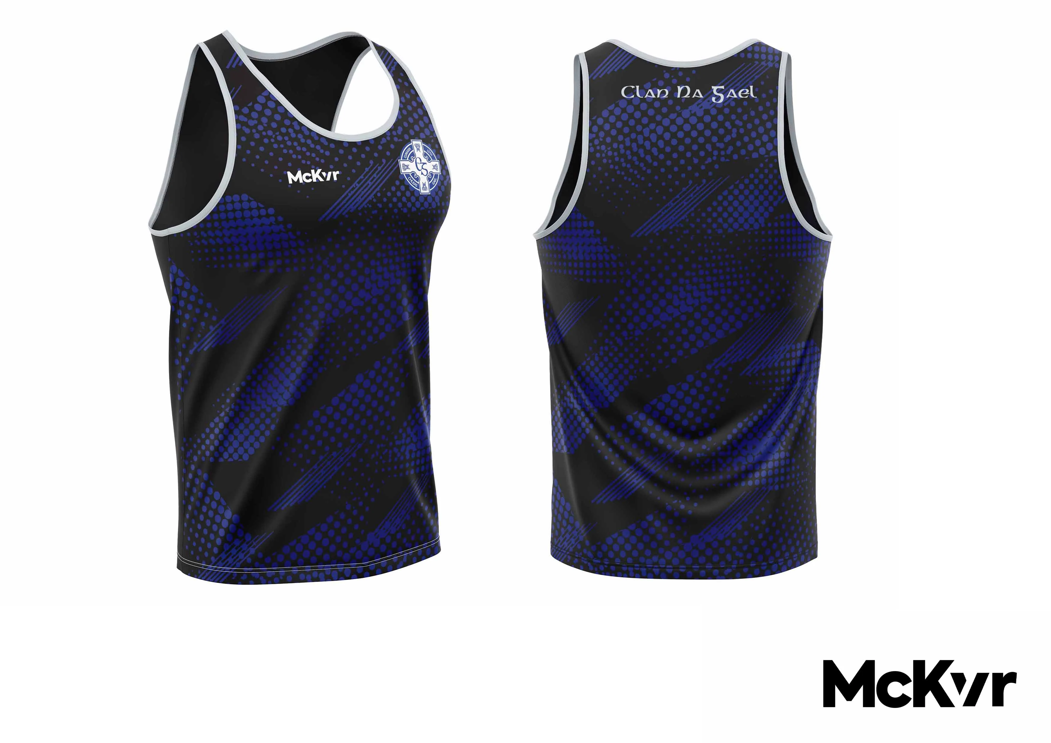 Clan Na Gael McKvr Vest Blue - Adult
