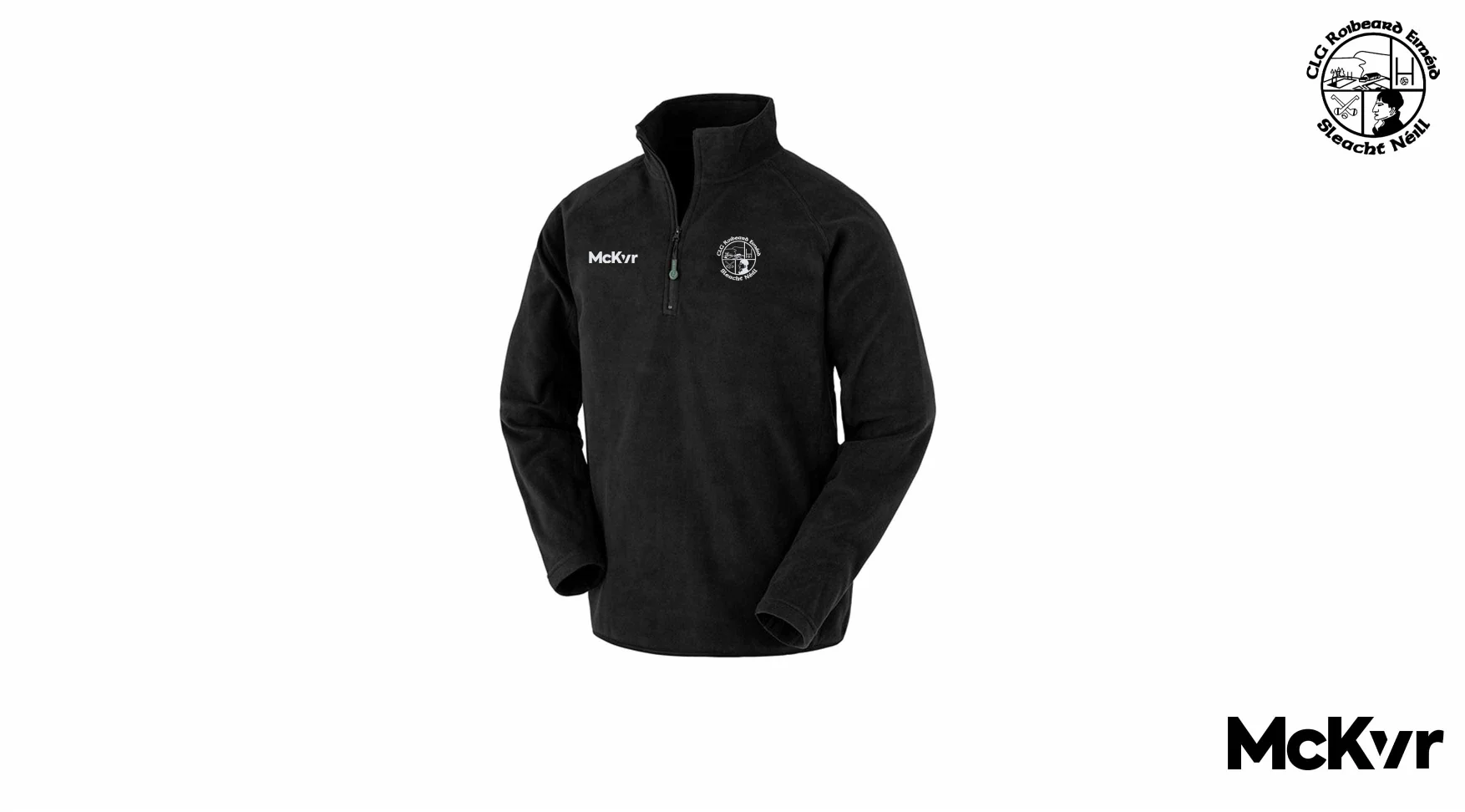 CLG Roibeard Eiméid, Sleacht Néill McKvr Fleece - Black