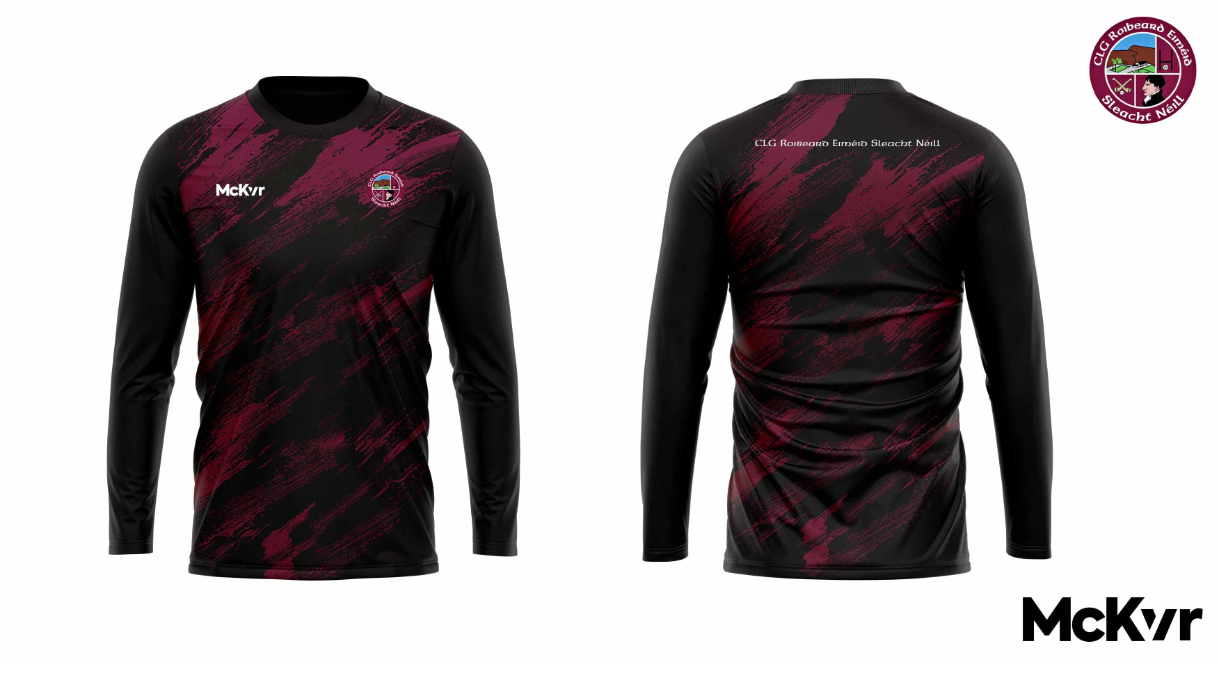 CLG Roibeard Eiméid, Sleacht Néill McKvr Tech Top - Black
