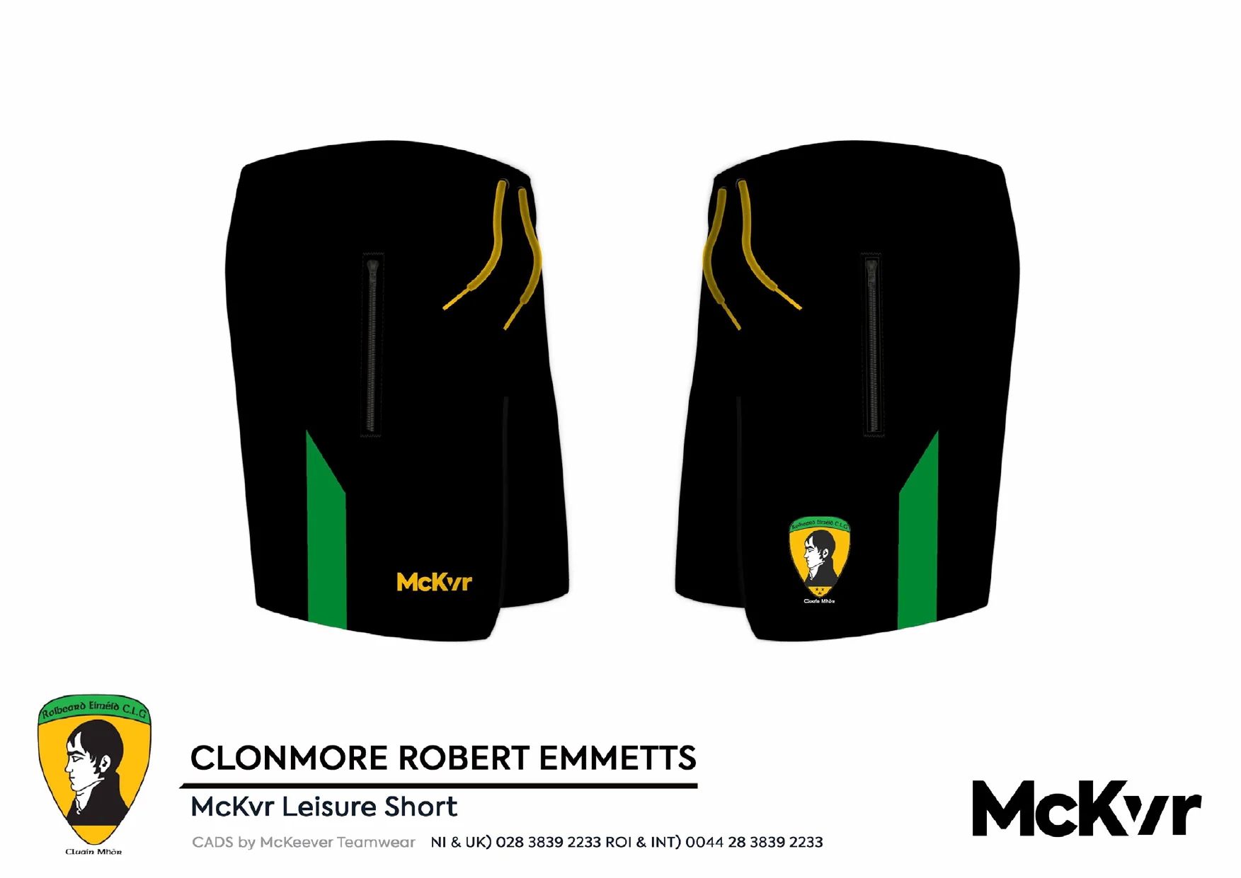 Clonmore Roberts Emmetts McKvr Leisure Shorts