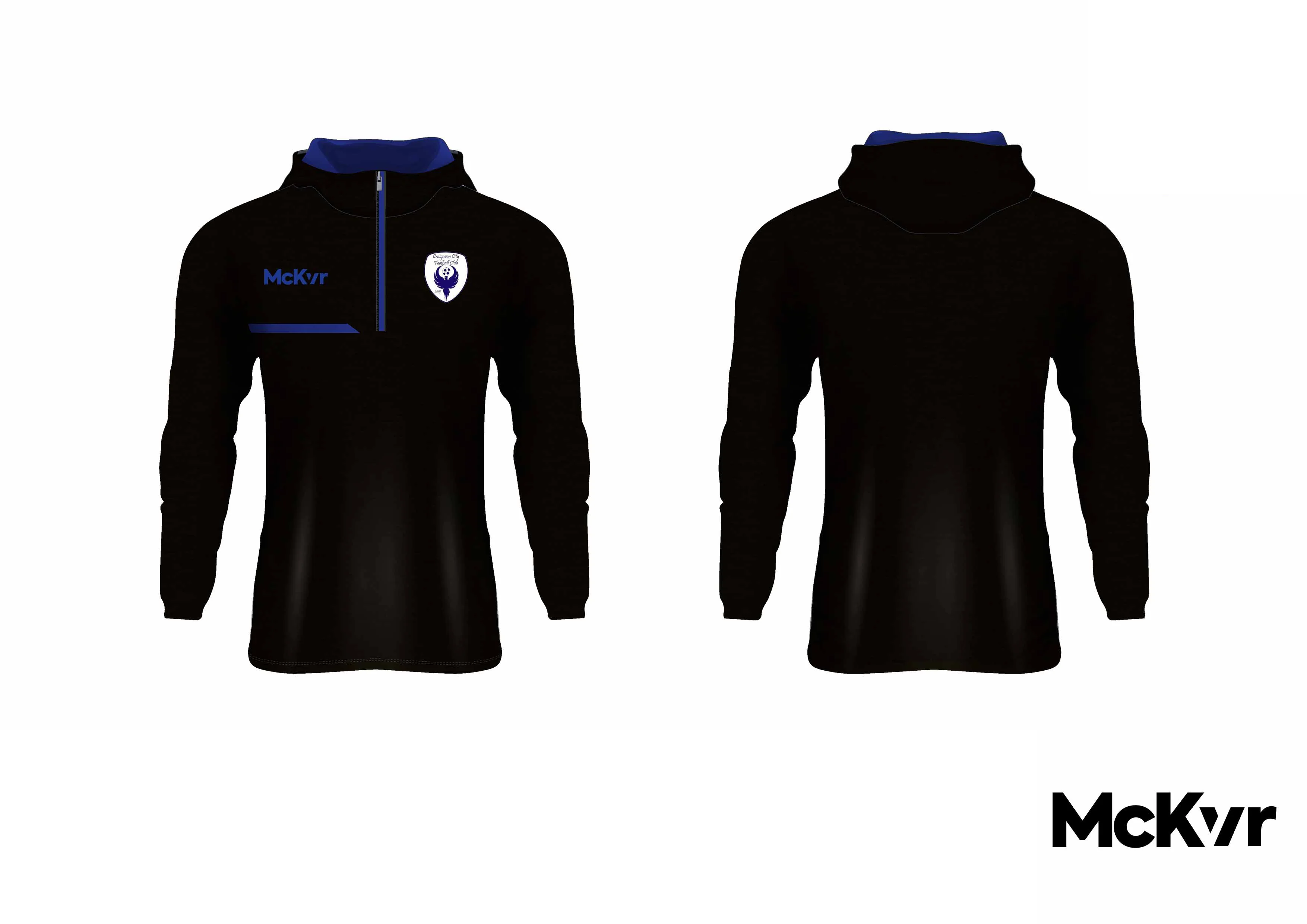 Craigavon City McKvr Quarter Zip Hoodie