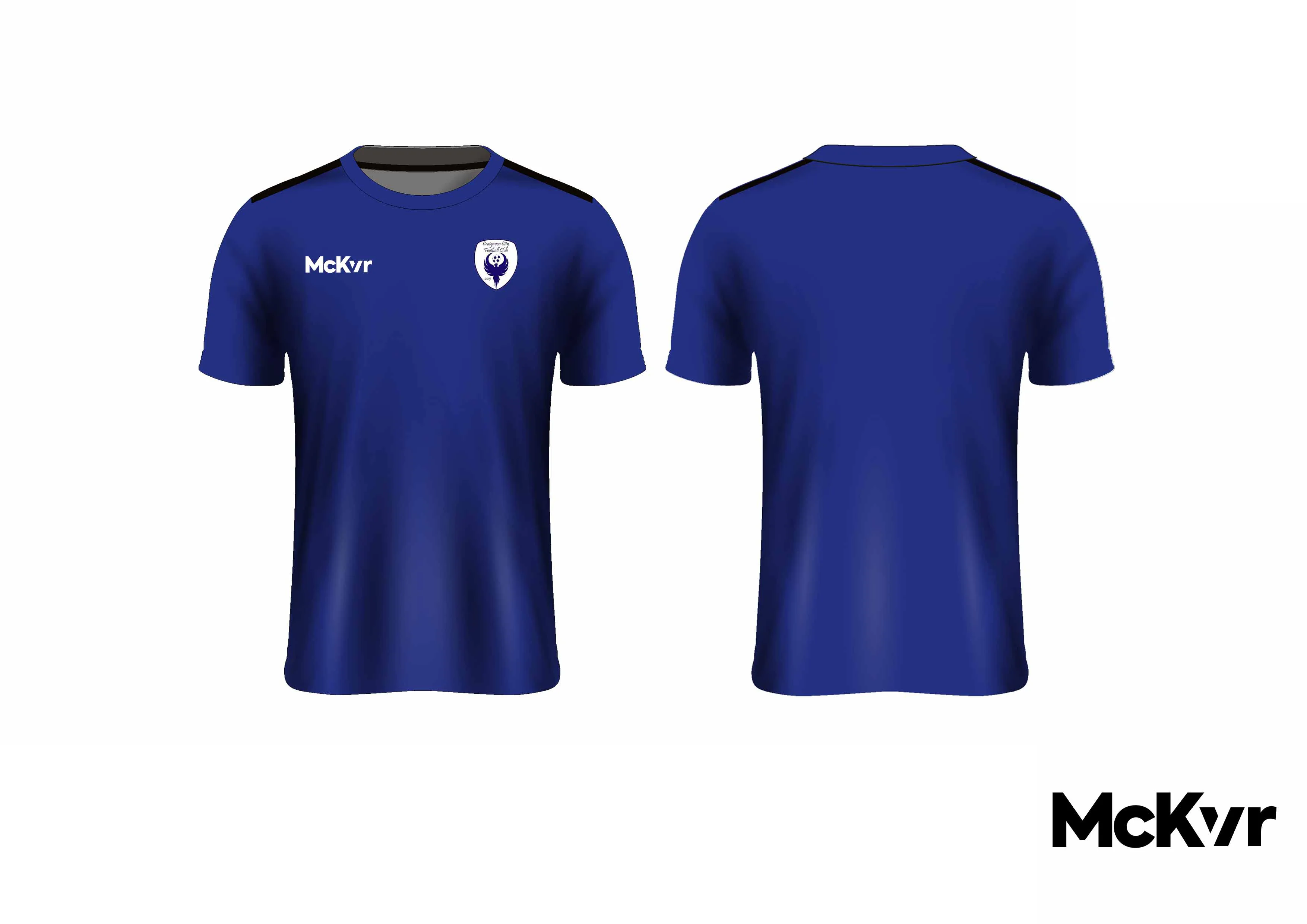 Craigavon City McKvr Tee Shirt - Blue