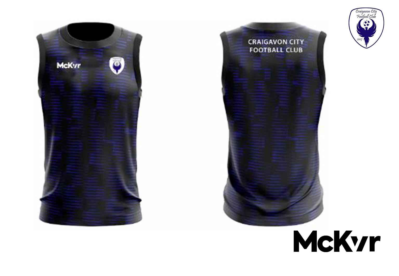 Craigavon City McKvr Vest - Black
