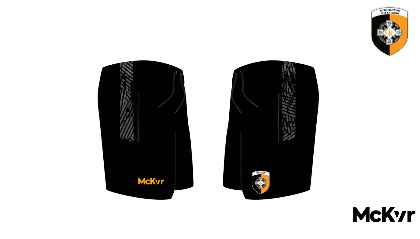 Crossmaglen Rangers McKvr Boost Plus Leisure Shorts - Black