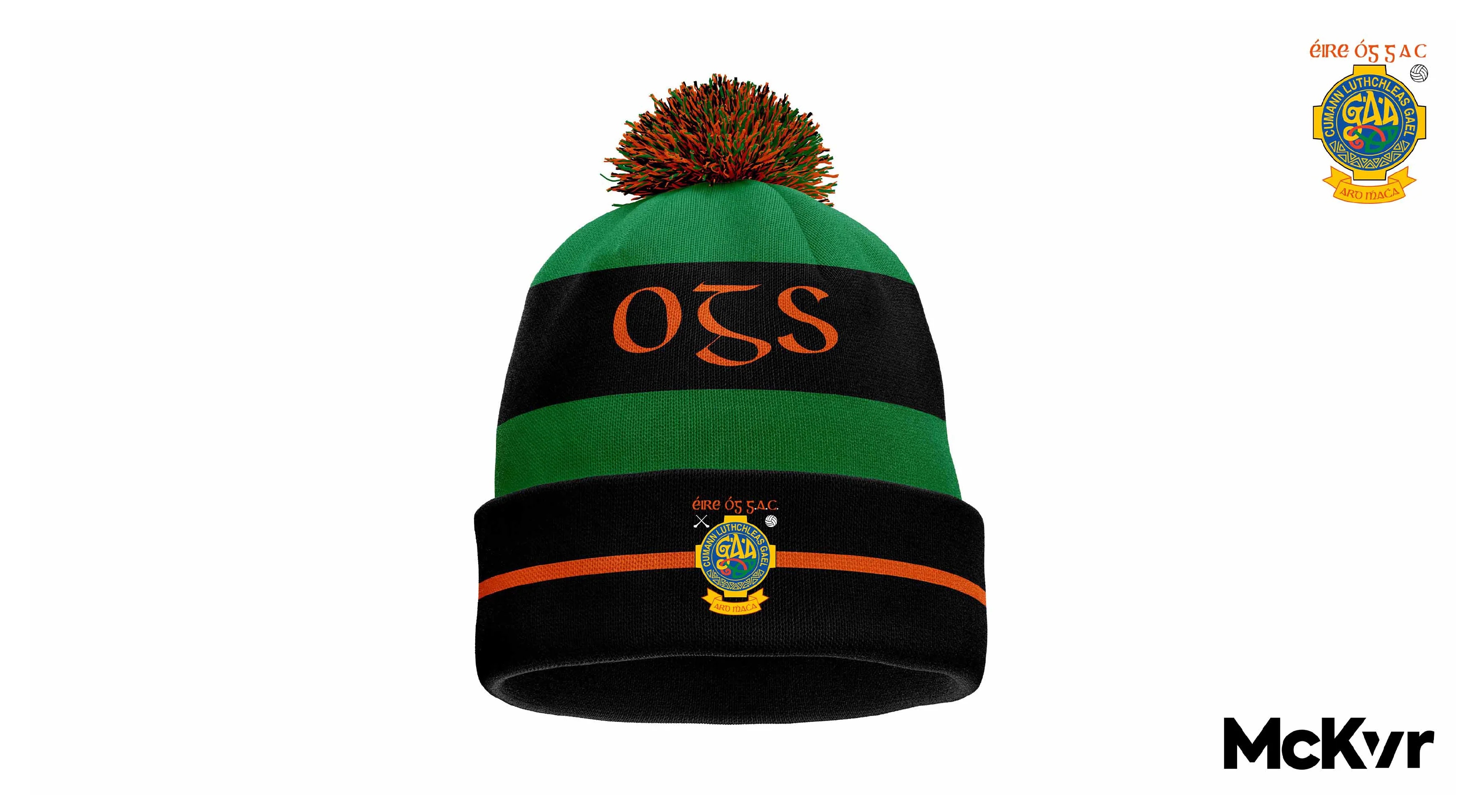 Eire og GAC McKvr Bobble Hat - Youth