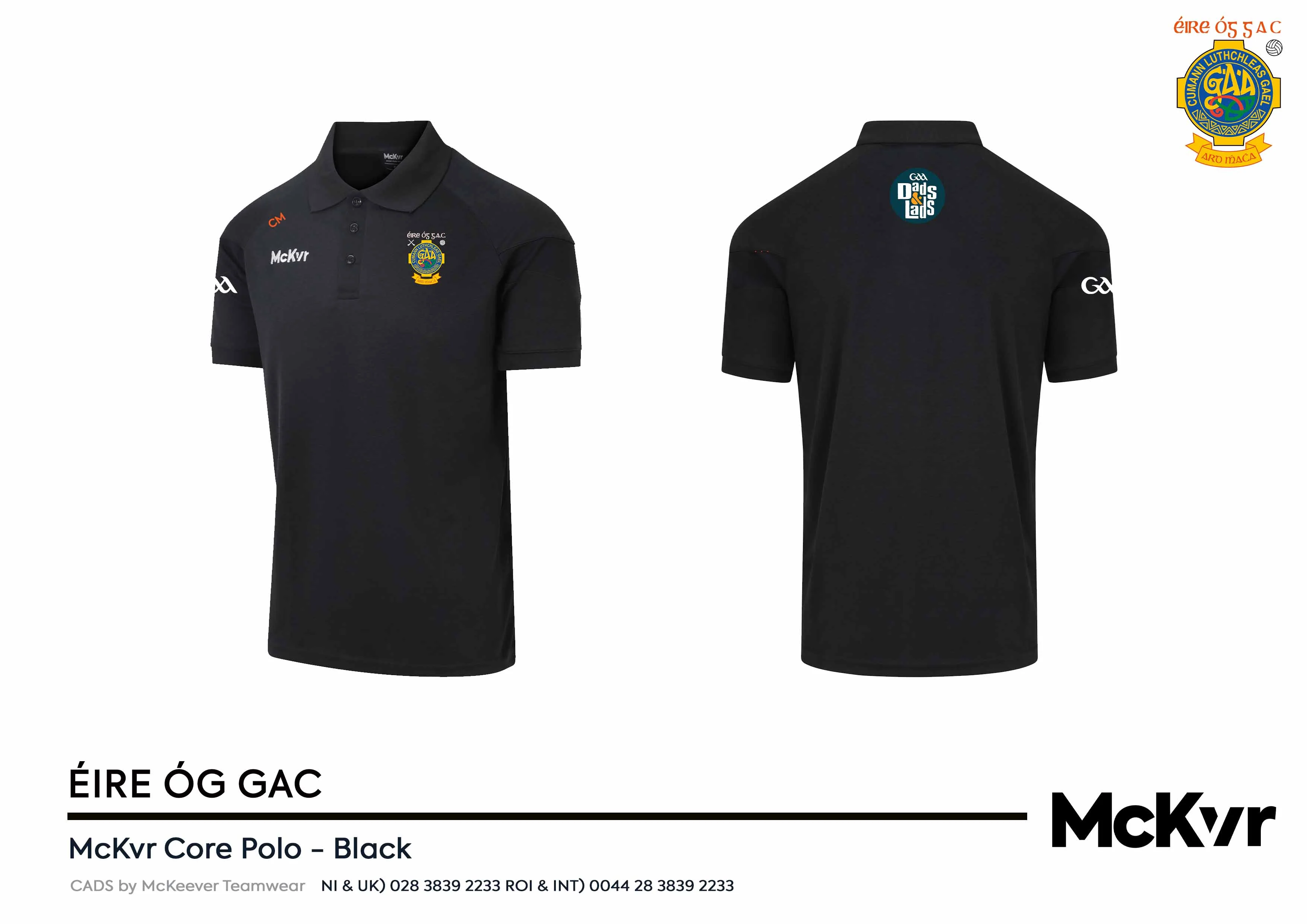 Éire Óg GAC McKvr Dads & Lads - Polo Top
