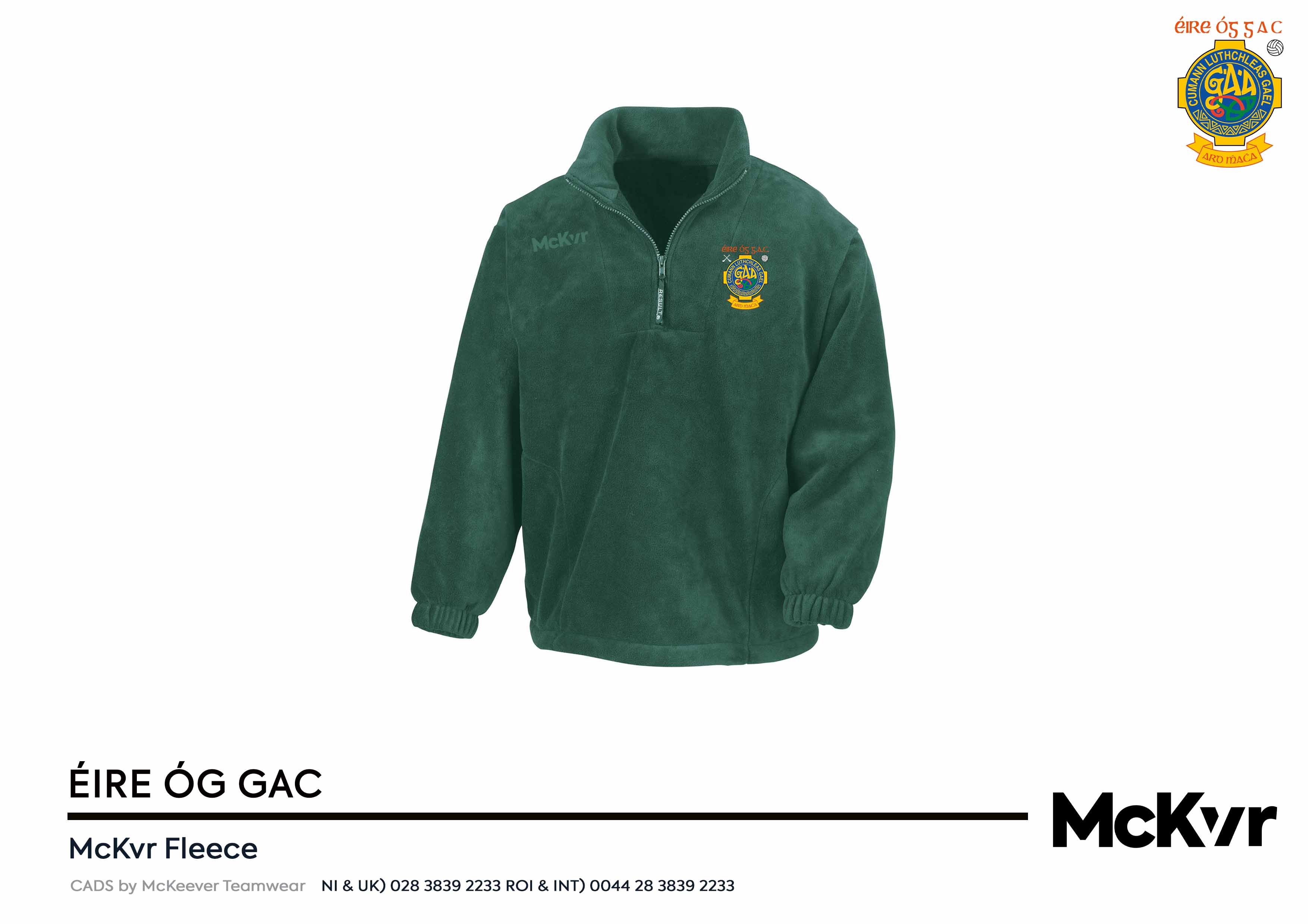 Éire Óg GAC McKvr Fleece