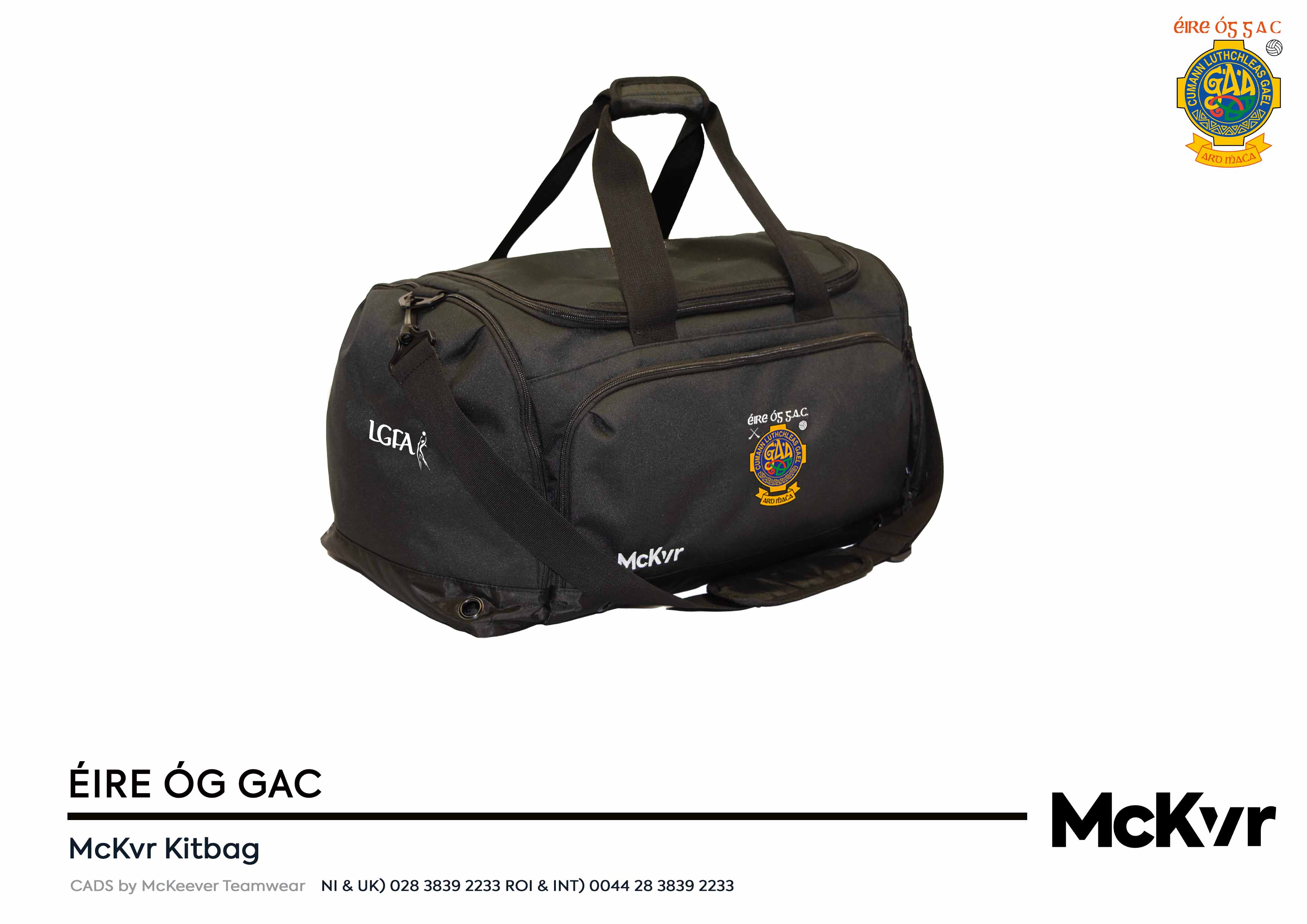 Éire Óg GAC McKvr Kit Bag Adult - LGFA