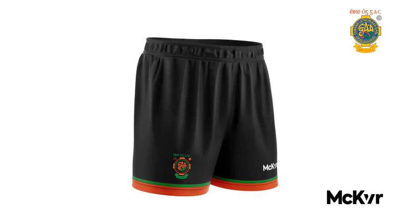Eire OG GAC McKvr Away Playing Shorts - Black