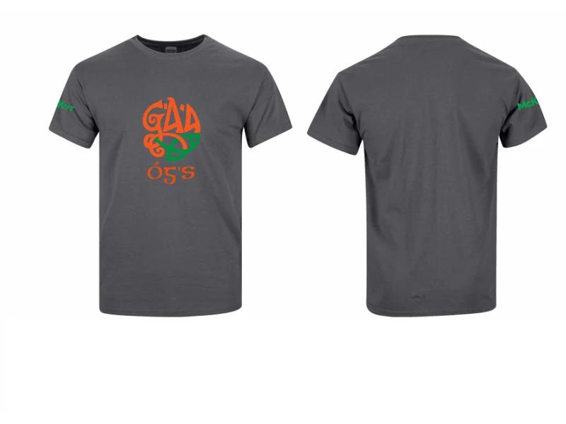 Eire Og GAC McKvr Tee Shirt Charcoal