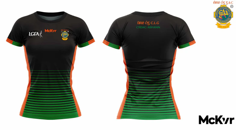 Eire OG GAC McKvr Black Training Jersey - LGFA