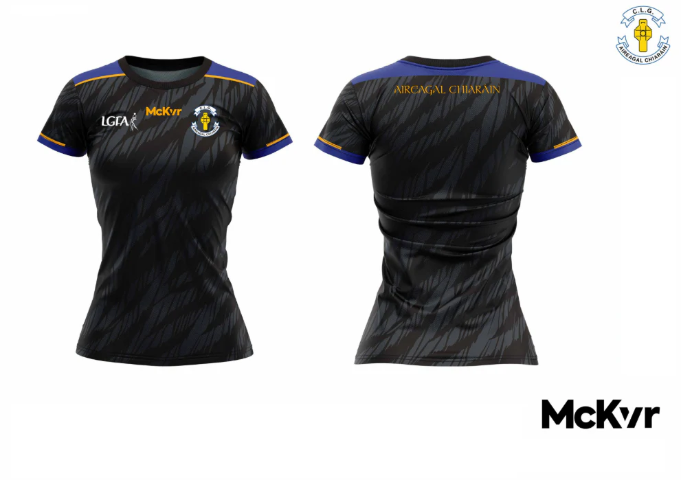 Errigal Ciaran McKvr Training Jersey - Black - LGFA