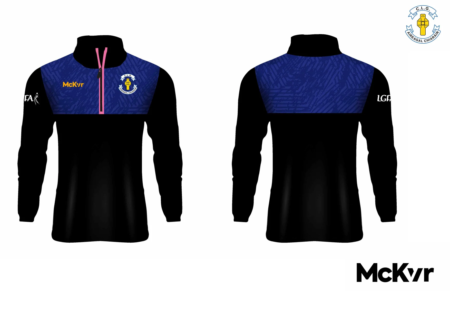 Errigal Ciaran McKvr LGFA Boost Plus Quarter Zip