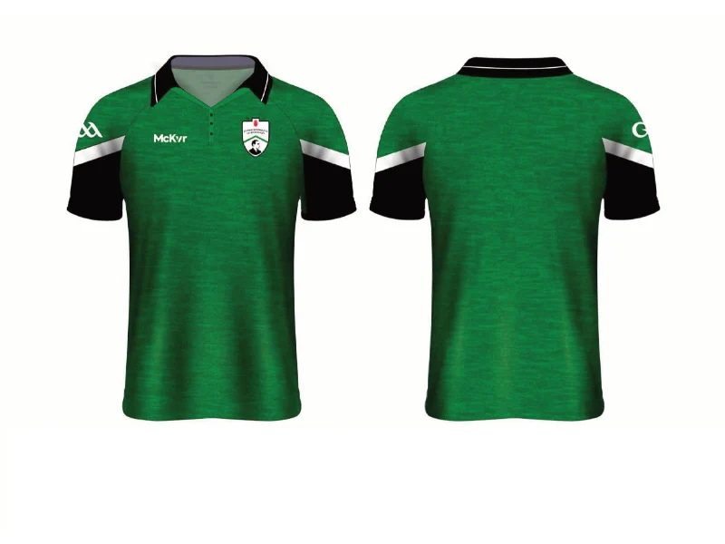 Fintona Pearses McKvr Polo Top Green - GAA