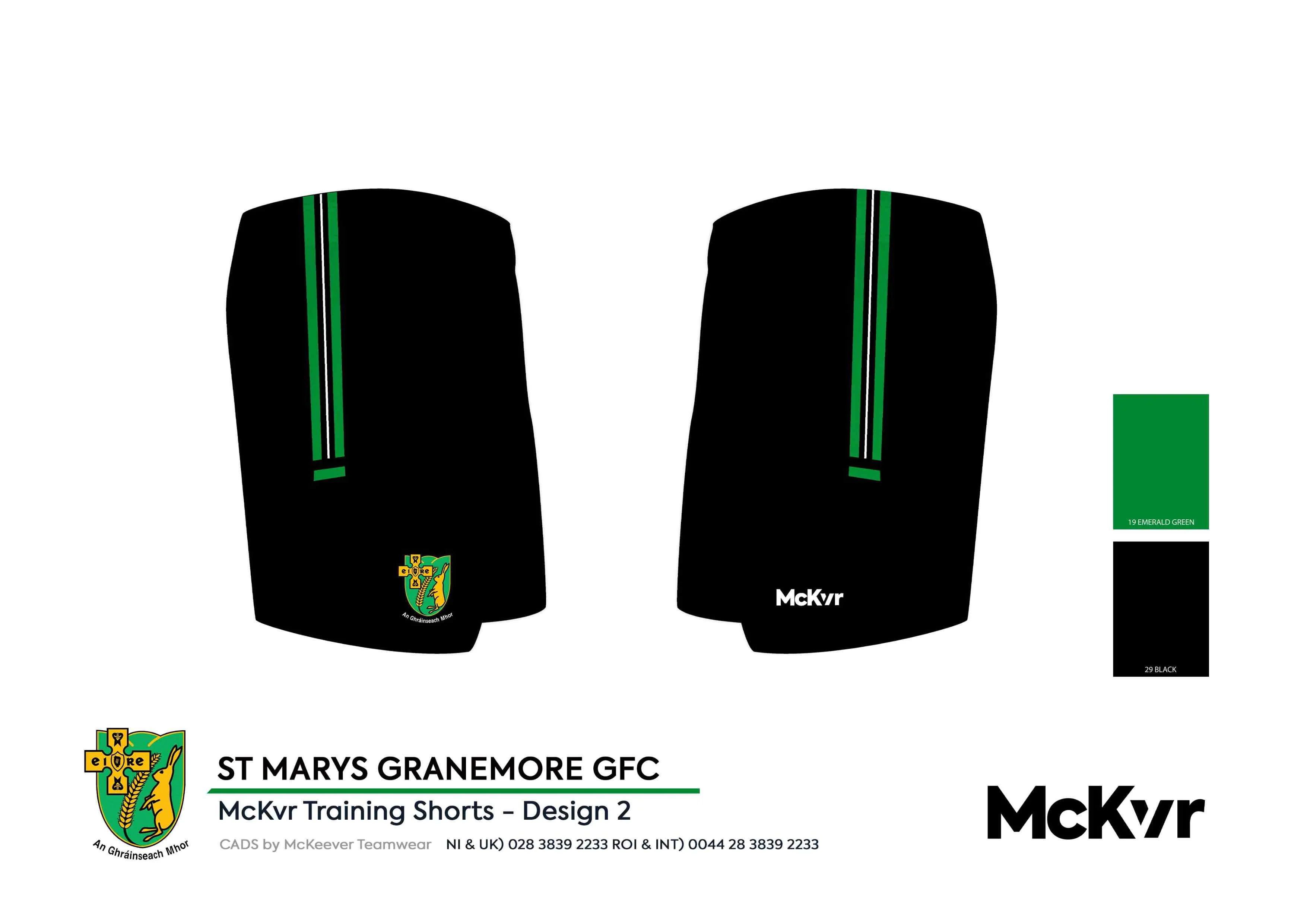 Granemore GFC McKvr Shorts - Stripe
