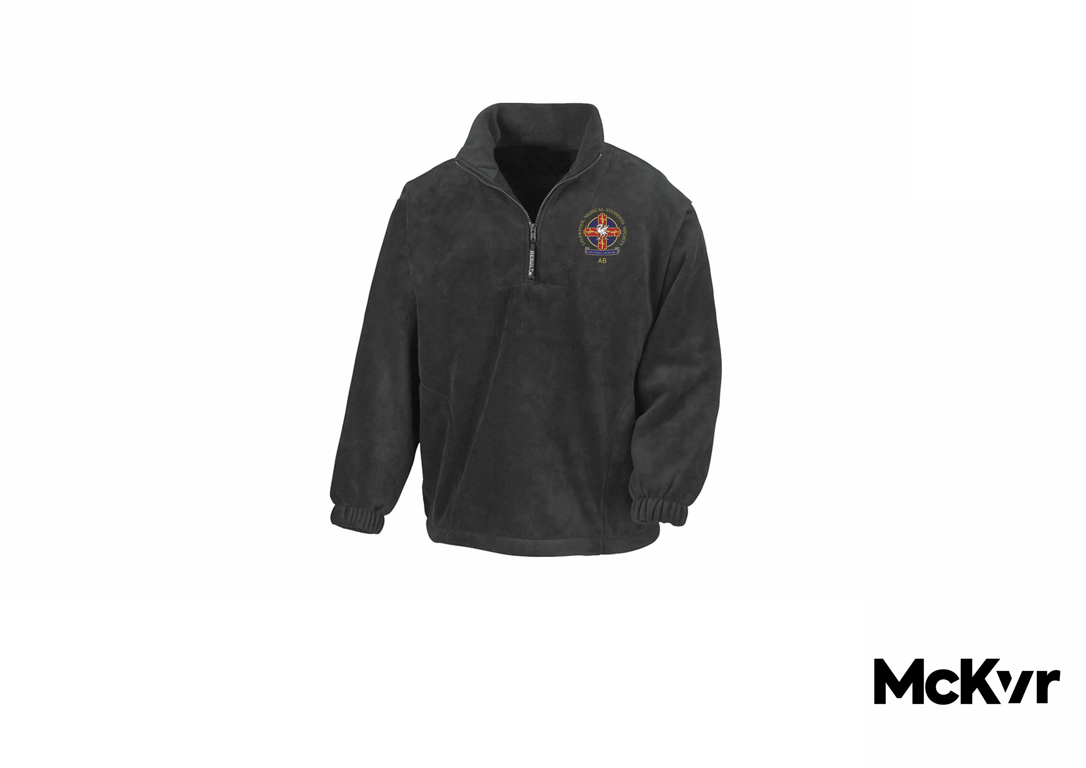 LMSS McKvr Quarter Zip - Black - Image 3