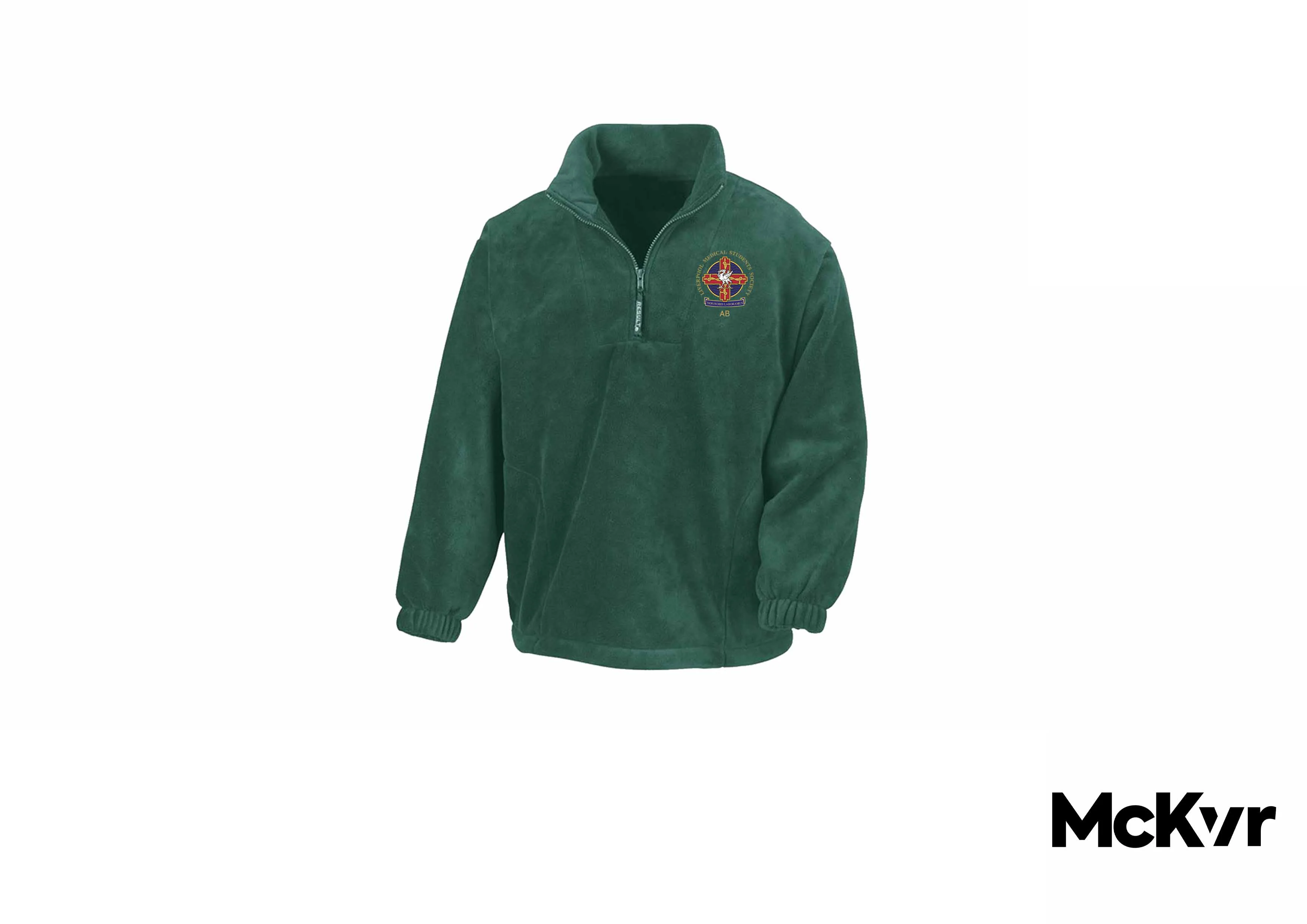 LMSS McKvr Quarter Zip - Green - Image 2