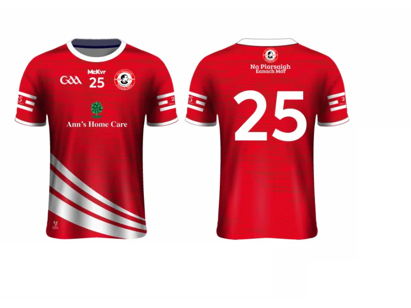 Na Piarsaigh Eanach Mór CLG McKvr Jersey - Red