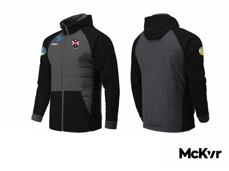 QUB Camogie McKvr Interlock Jacket - Mens Sizing