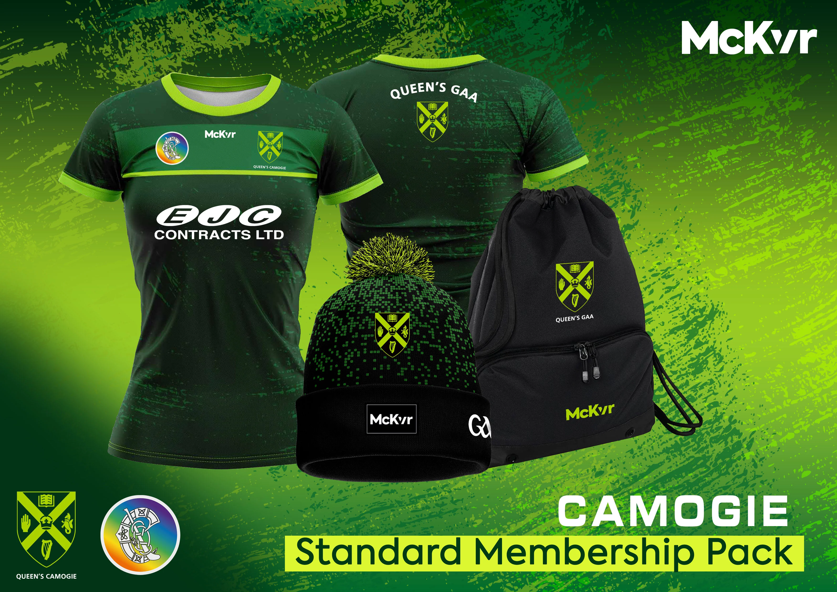 QUB Camogie Standard Pack - Adult