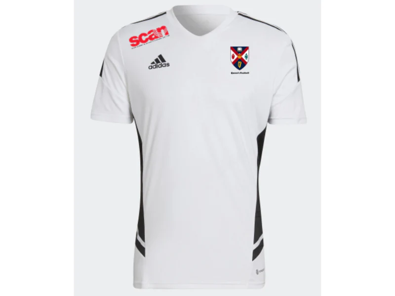 QUB Football Adidas Jersey White - Womens