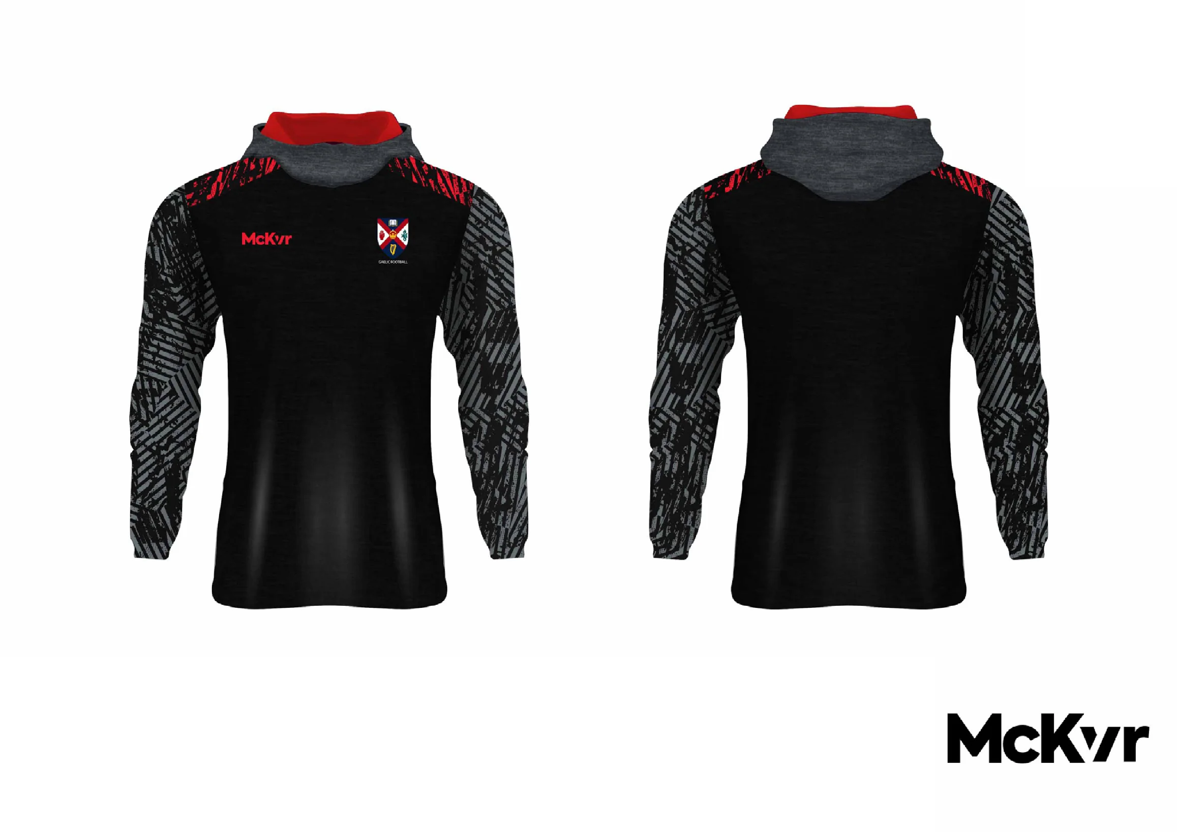 QUB GAA McKvr Pullover Hoodie