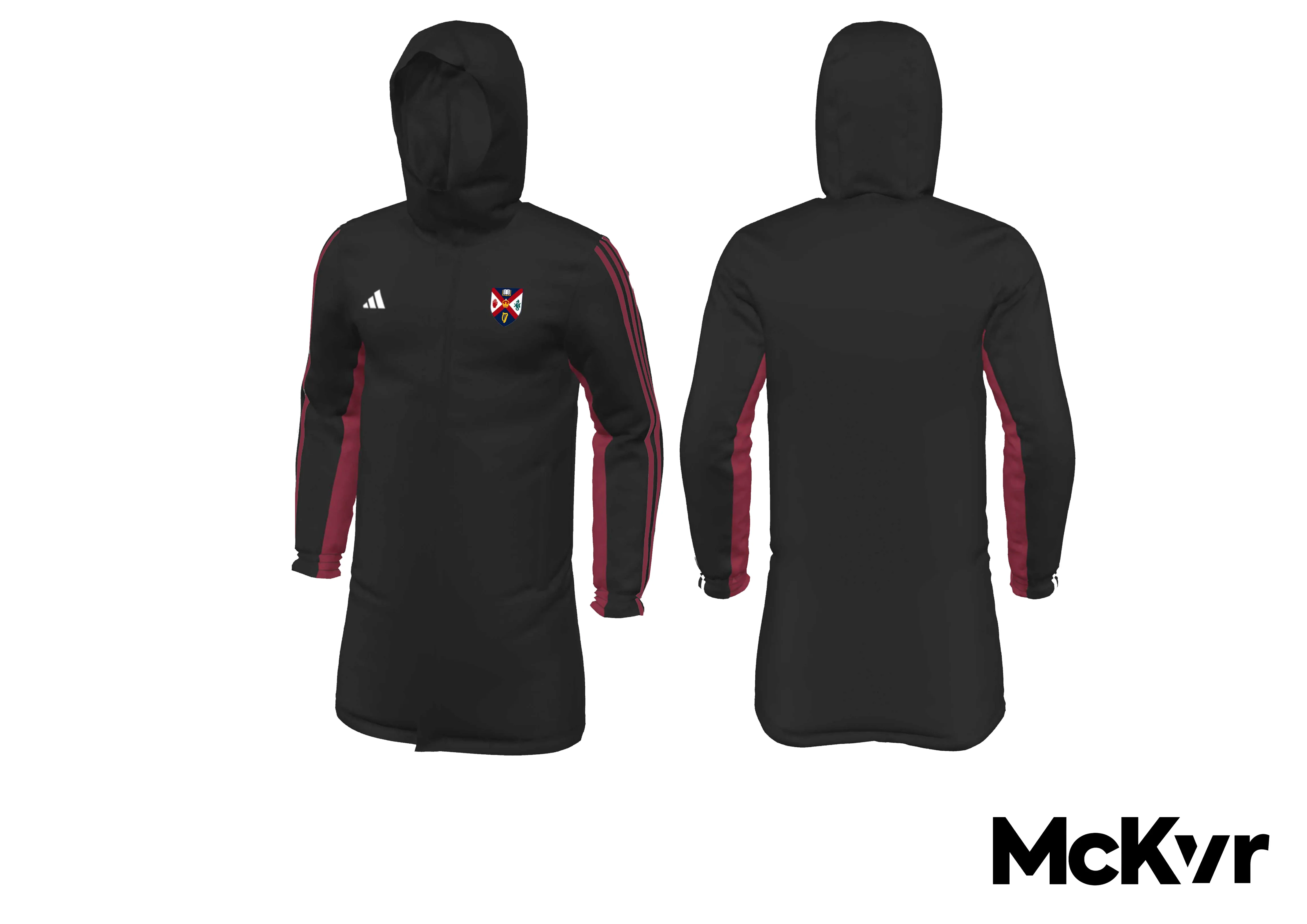 QUB Hockey Adidas Stadium Jacket