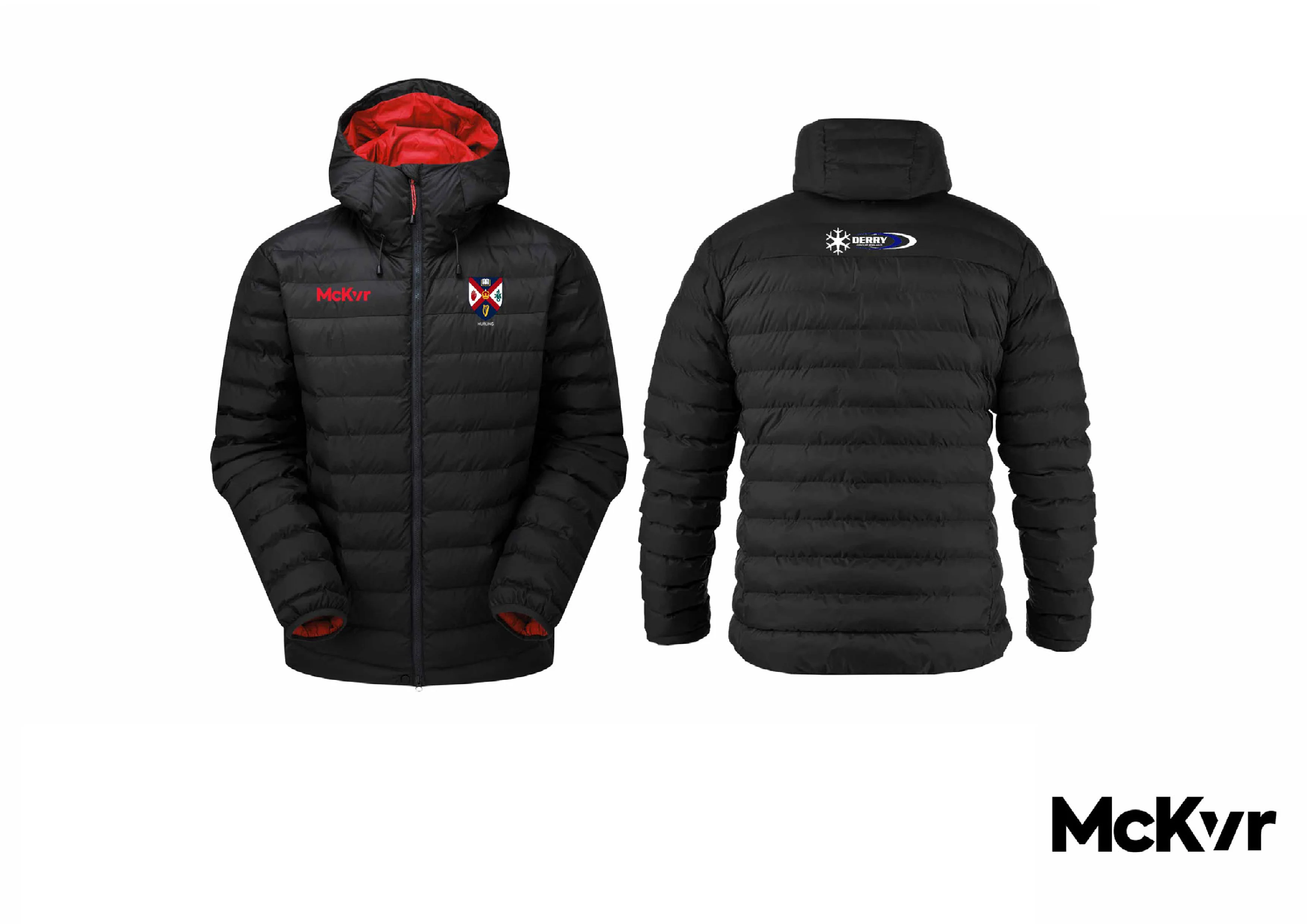 QUB Hurling McKvr Puffa Jacket