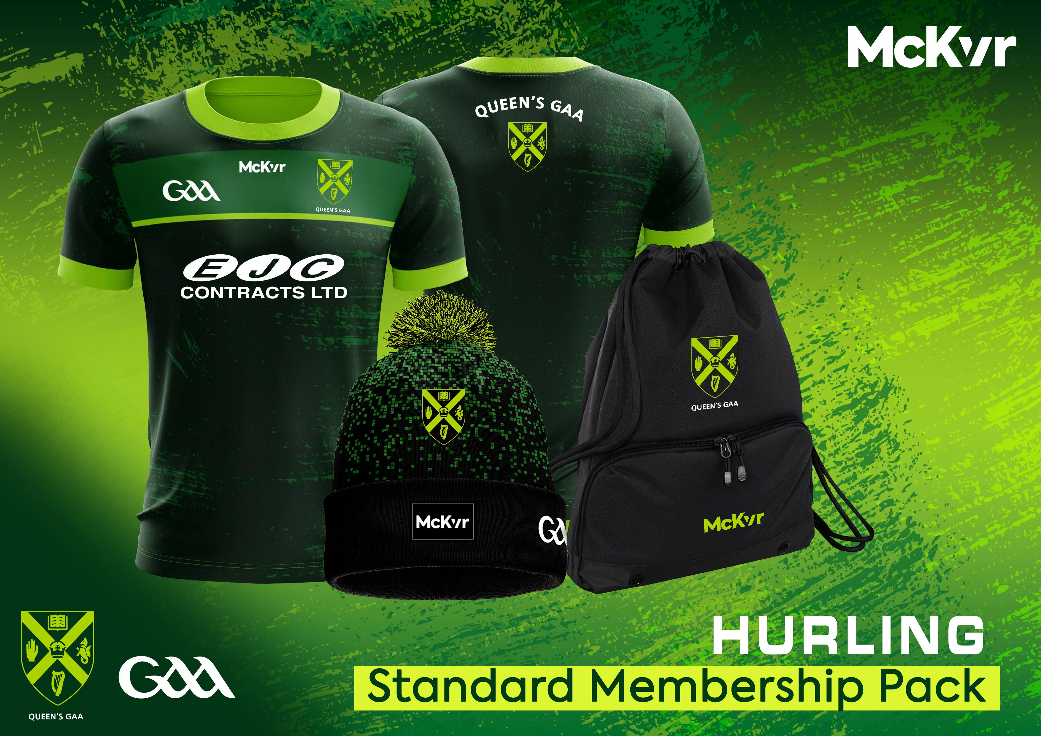 QUB Hurling Standard Pack - Adult