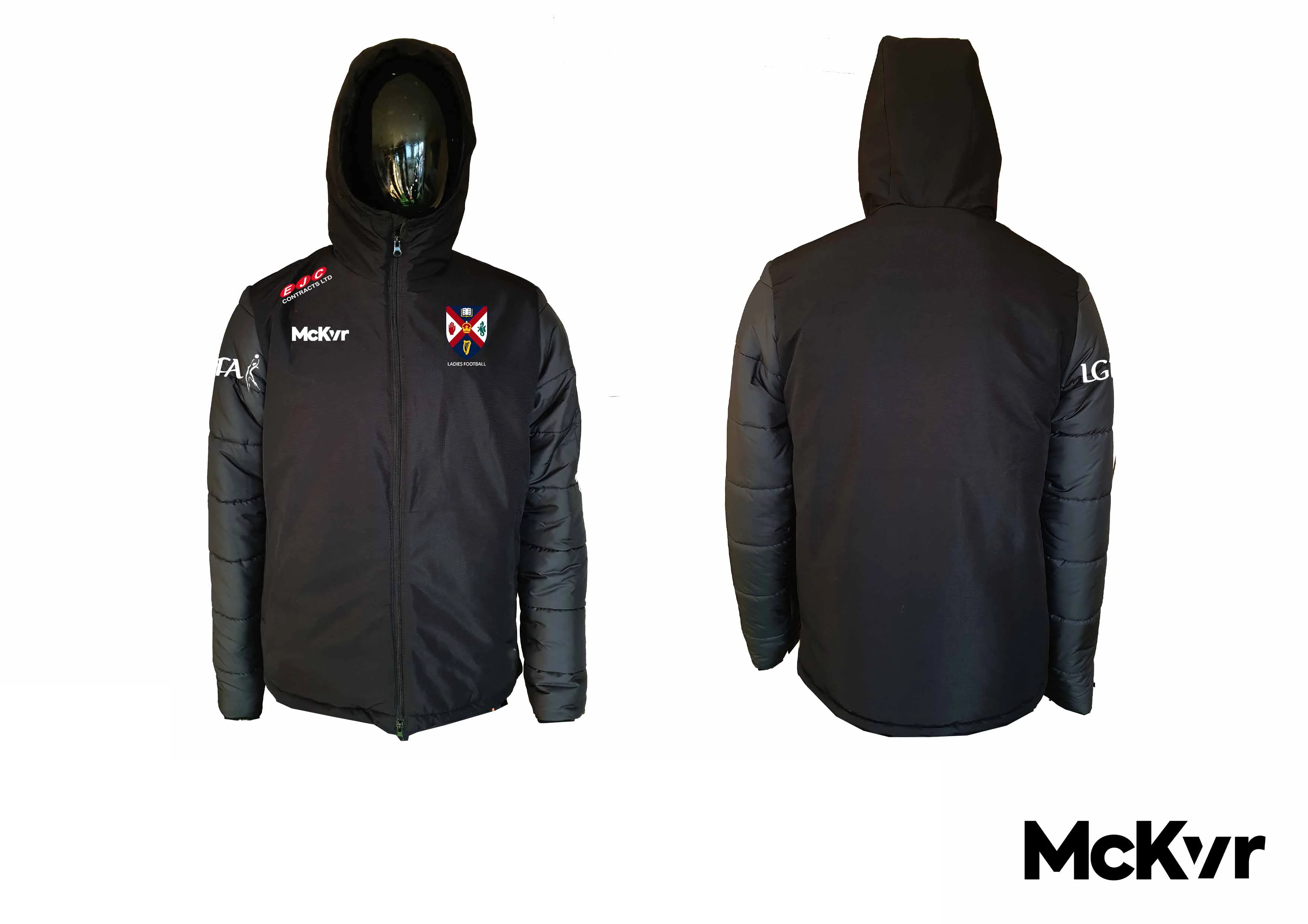 QUB LGFA McKvr Stadium Jacket - Mens Sizing