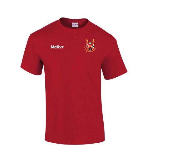 QUB Rowing McKvr Cotton Tee Shirt Red - Mens