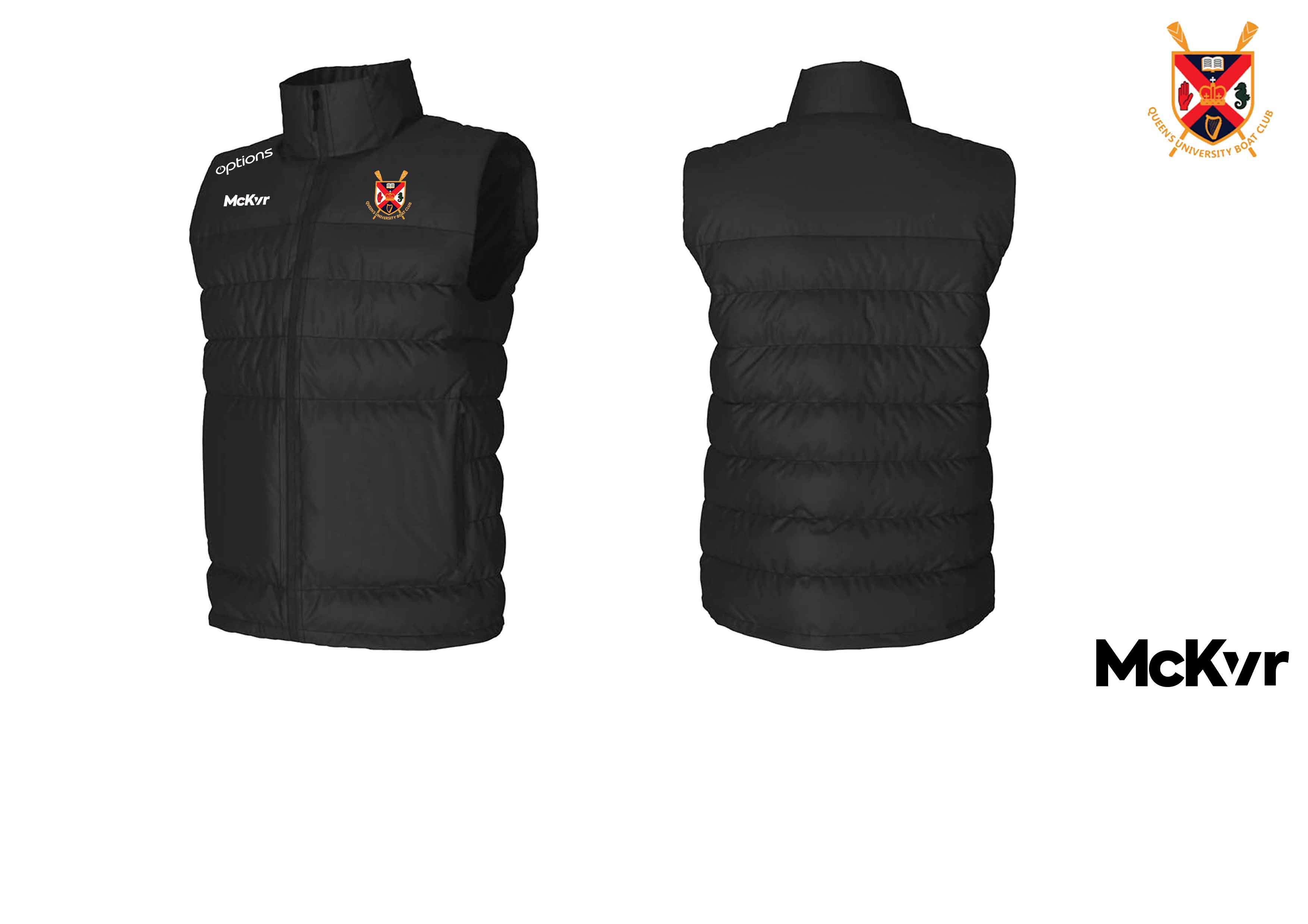 QUB Rowing McKvr Mens Gilet