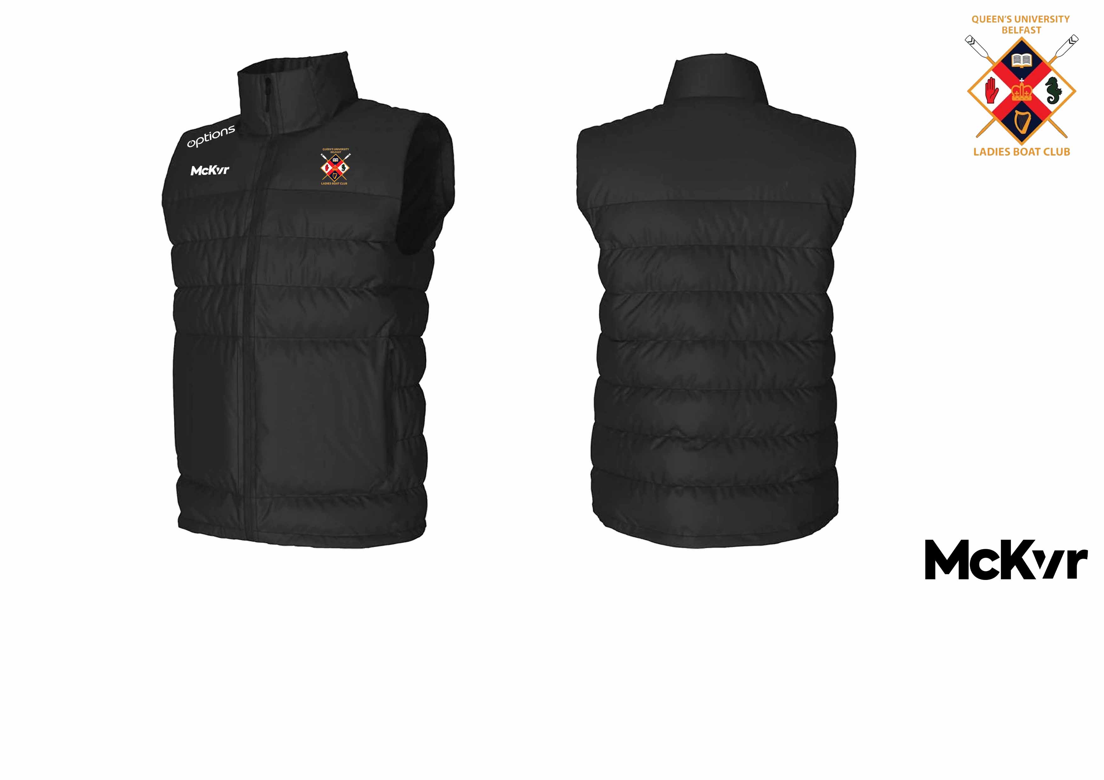 QUB Rowing McKvr Womens Gilet