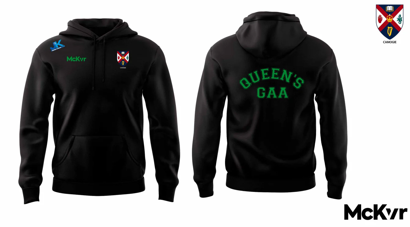 Queens Camogie McKvr Pullover Hoodie