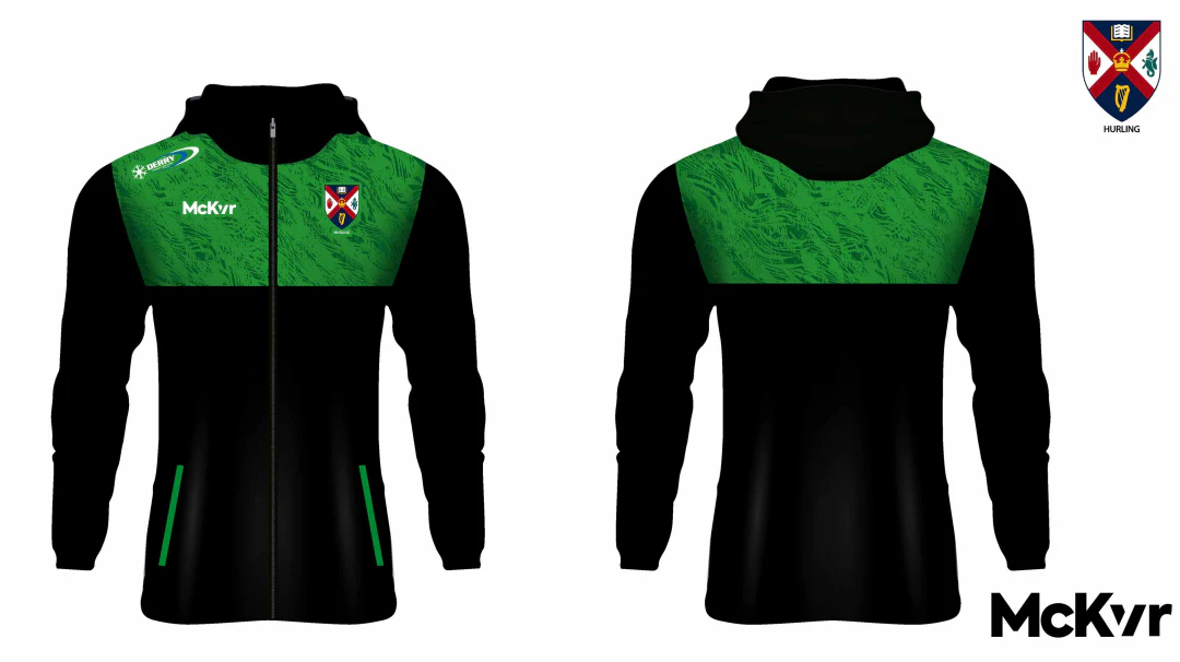 Queens Hurling McKvr Full Zip Hoodie