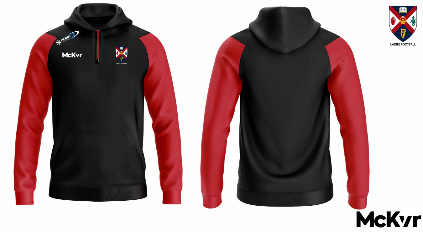 Queens LGFA McKvr Quarter Zip Hoodie