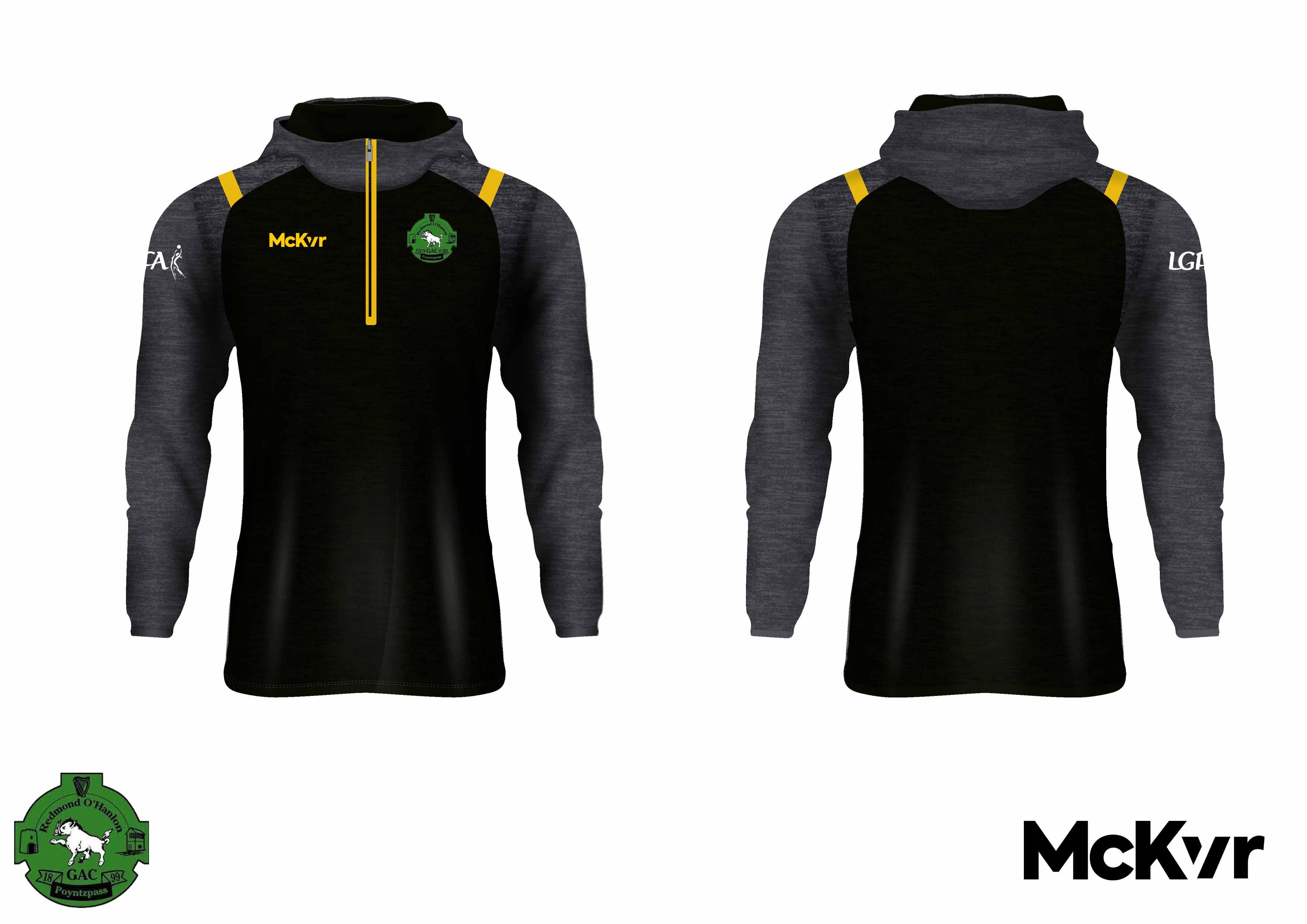 Redmond O'Hanlons McKvr LGFA Quarter Zip Hoodie