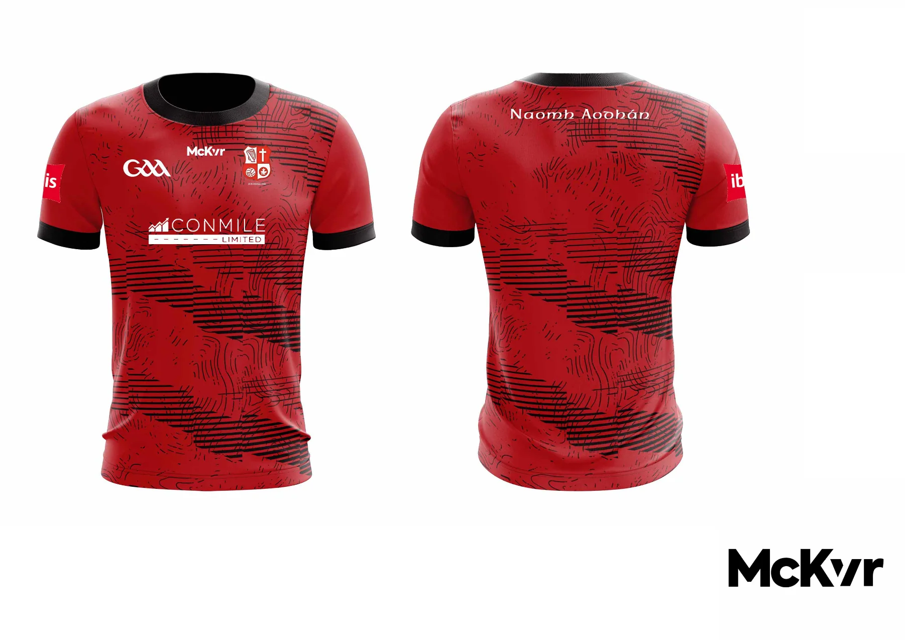St Aidans GAC McKvr Jersey - Red