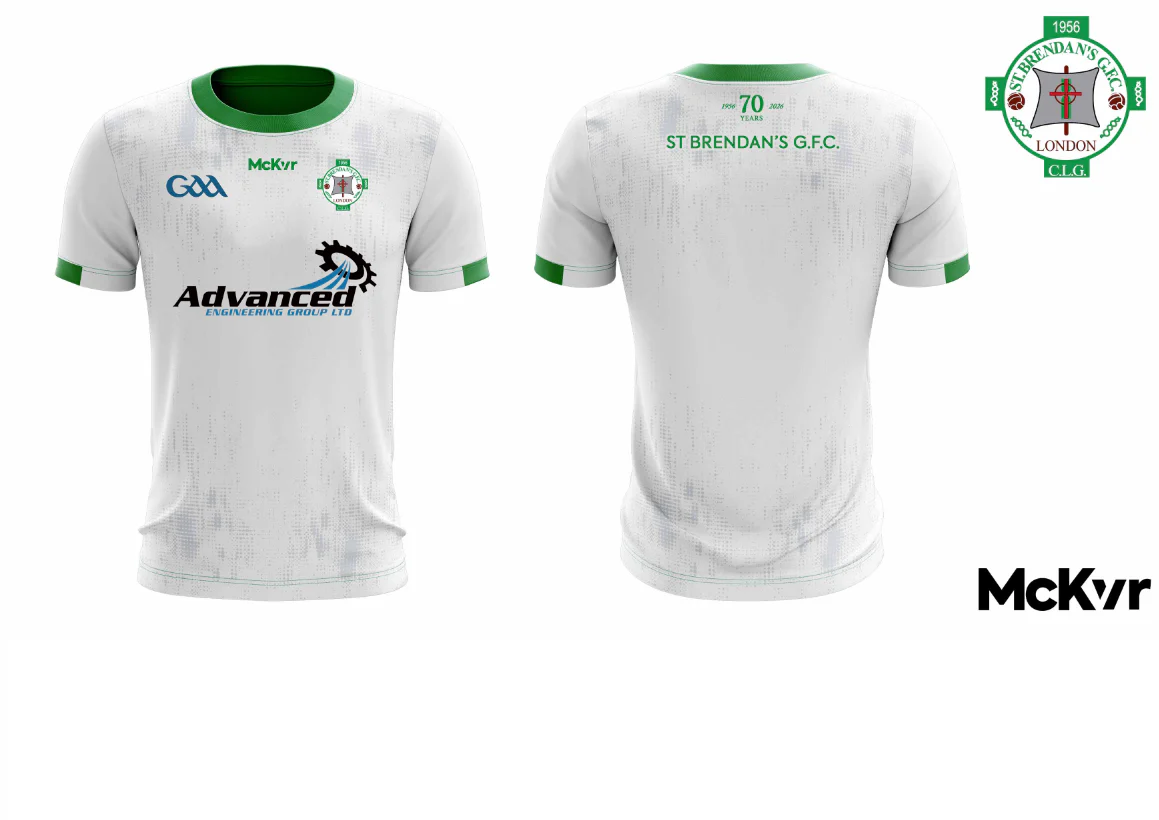 St Brendan's GFC London McKvr Playing Jersey