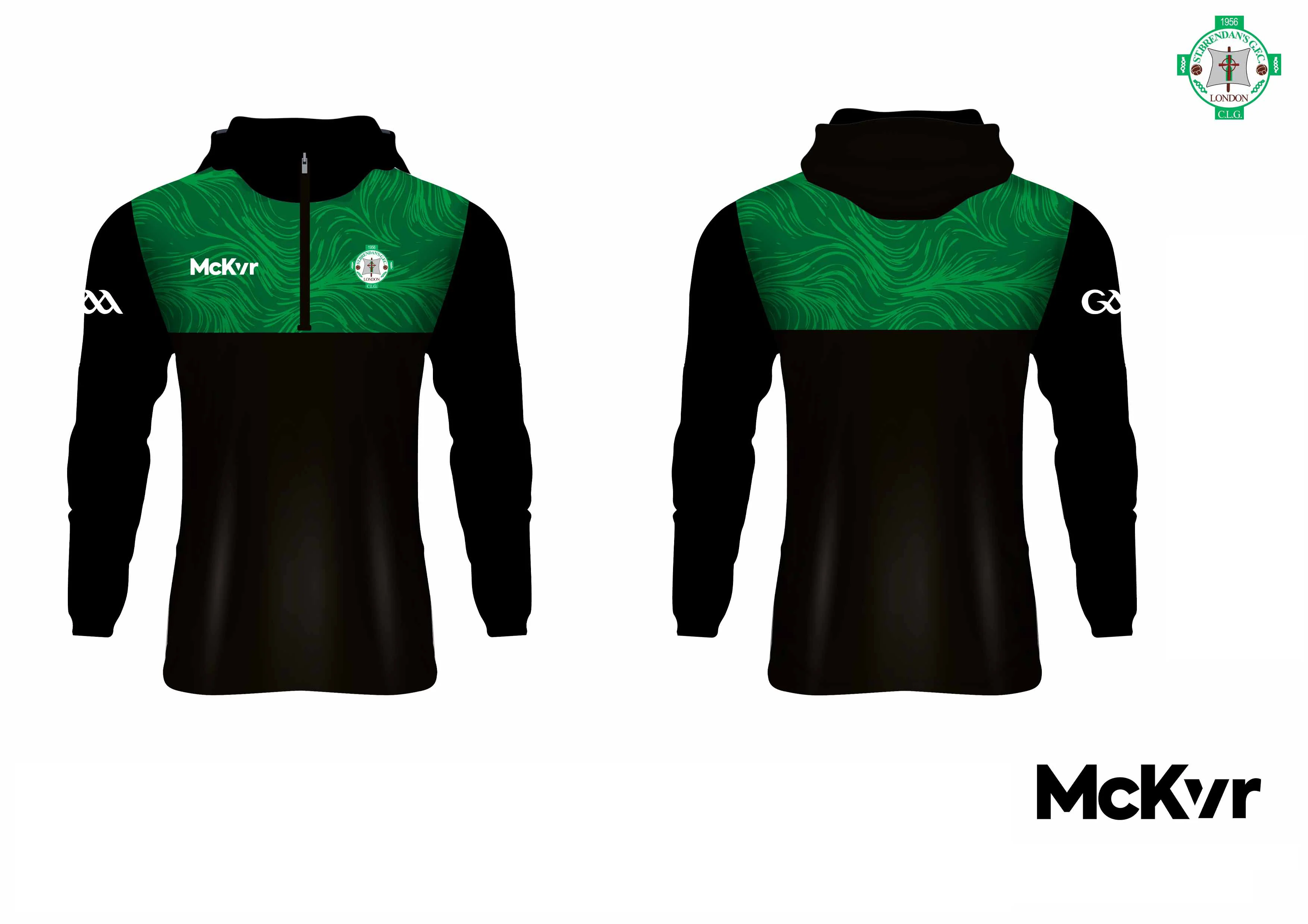 St Brendan's GFC London McKvr Quarter Zip Hoodie