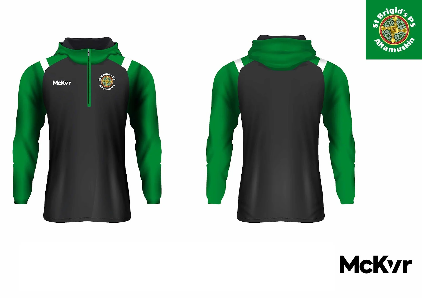 St. Brigid's Altamuskin McKvr Quarter Zip Hoodie