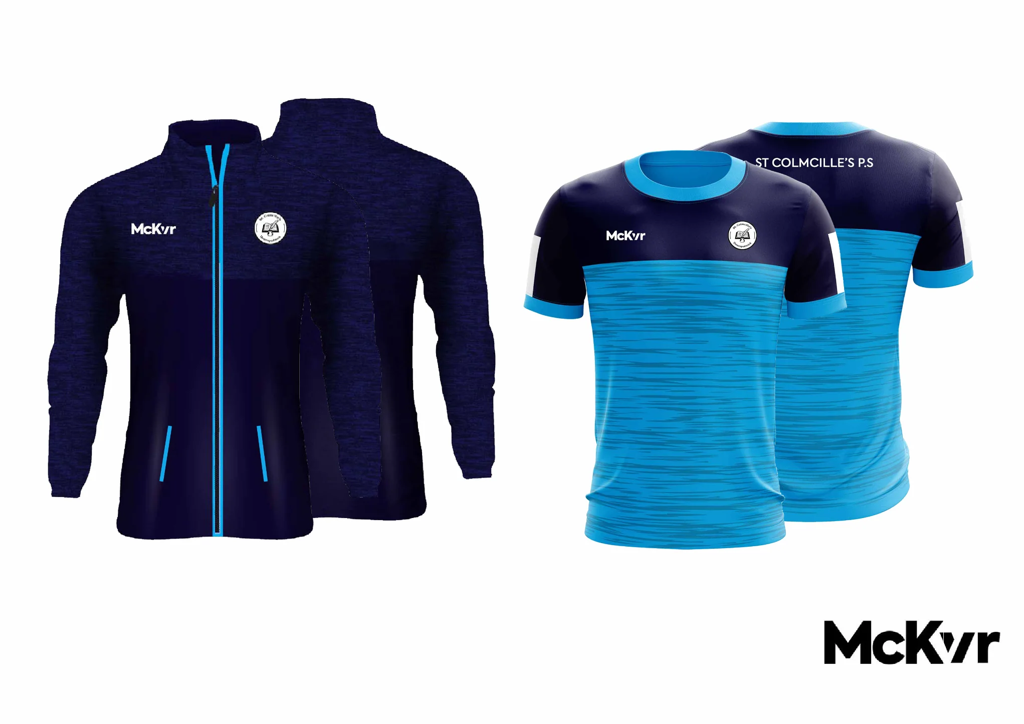 St Colmcille's PS McKvr Full Zip Pack - Adult