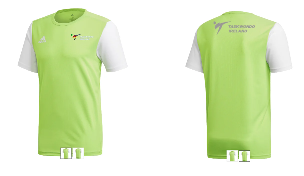 Taekwondo Ireland  Adidas T-Shirt - Green